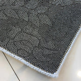 Simple Geometric Pattern Polyester Beige Area Rug Image - 8