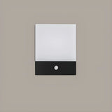 Simple Geometric Square Metal Outdoor LED Wall Light Image - 10