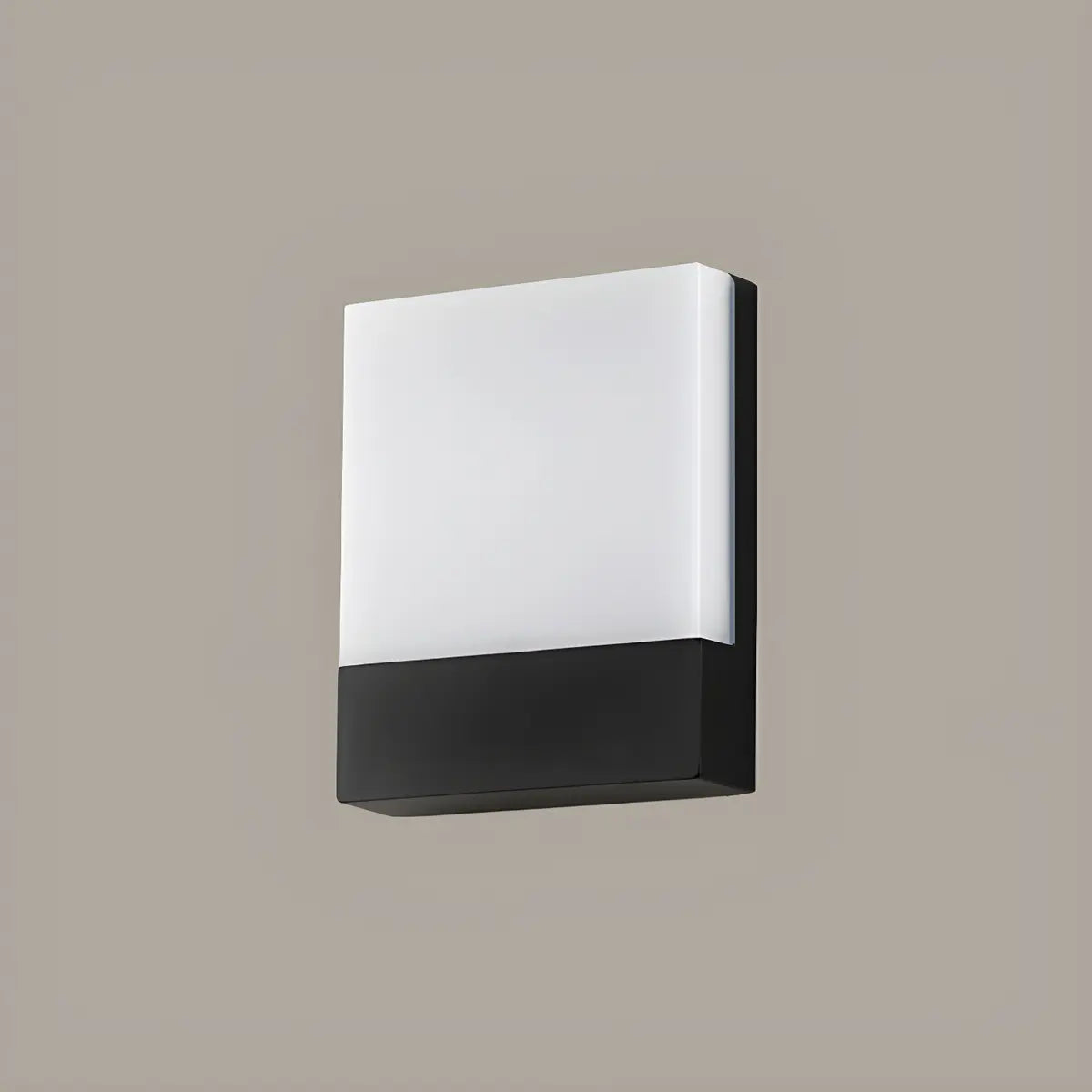 Simple Geometric Square Metal Outdoor LED Wall Light Image - 8