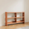 Simple Horizontal Rectangle Wood Frame Open Bookshelf Image - 22
