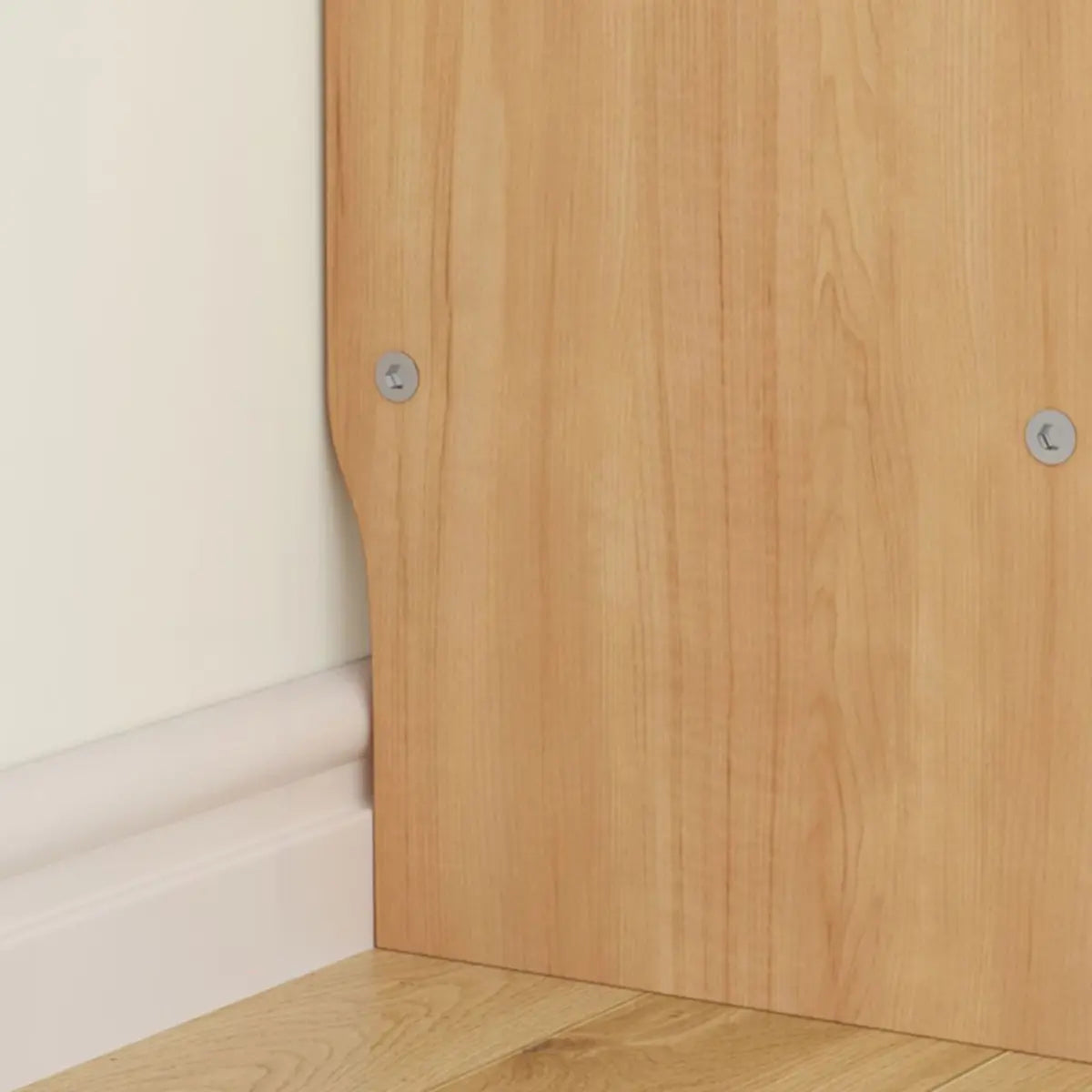 Simple Ladder-Style Adjustable Shelves Pine Bookcase Image - 7