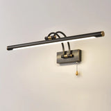 Simple Linear Vanity Light with Pull Chain Switch Image - 20