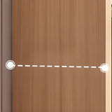 Simple Modern Rectangular Natural Wood Short Bookcase Image - 12