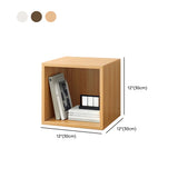 Simple Modular Closed Wooden Cubby Storage Bookcase #size