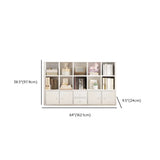 Simple Modular Drawers Wood Cube Short Bookcase Image - 31