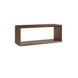 Simple Modular Wooden Cube Open Back Storage Bookcase Image - 7