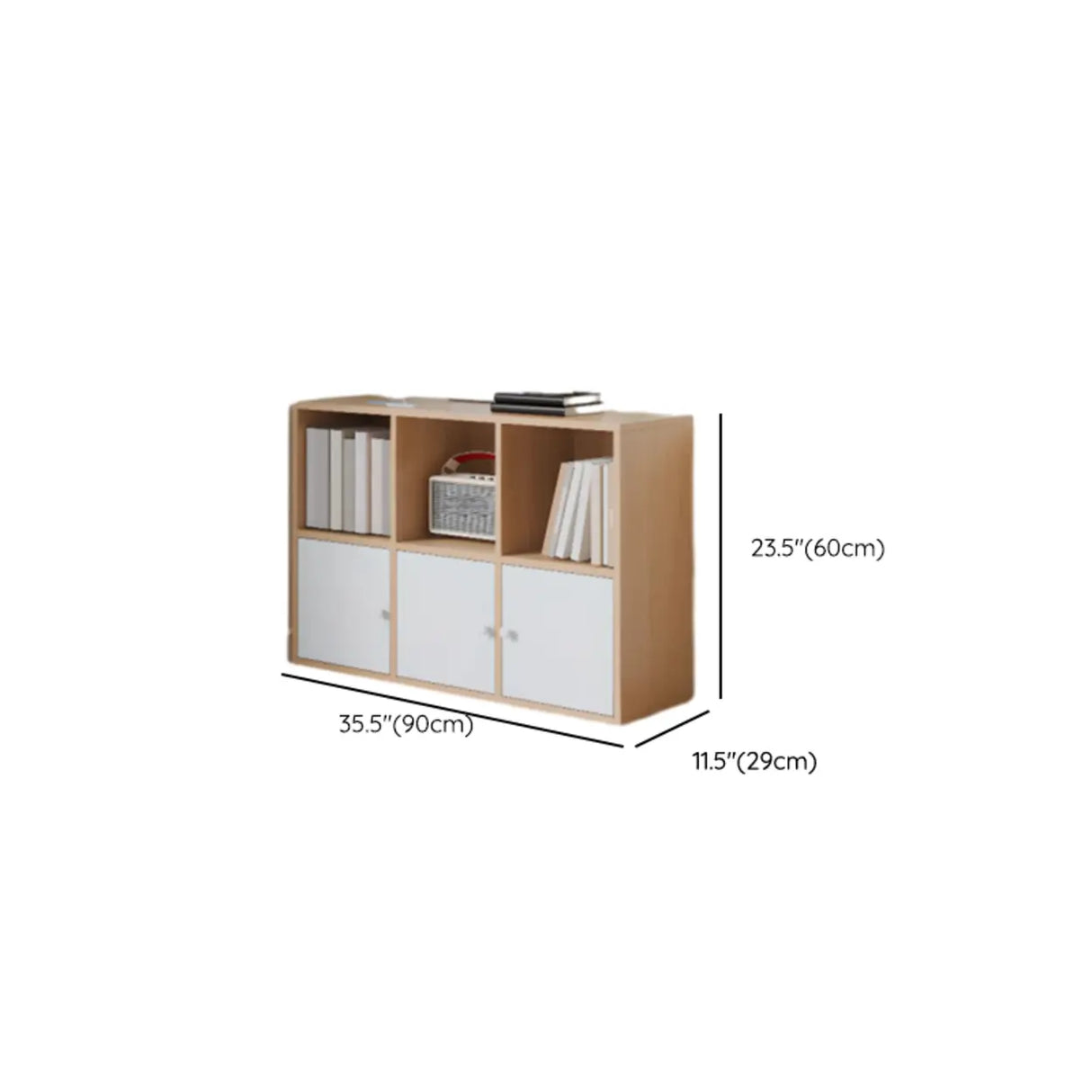 Simple Multi-Level Wood Modular Cube Storage Bookshelf Image - 20