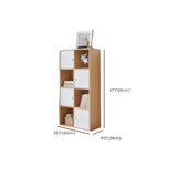 Simple Multi-Level Wood Modular Cube Storage Bookshelf Image - 22