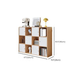 Simple Multi-Level Wood Modular Cube Storage Bookshelf Image - 26