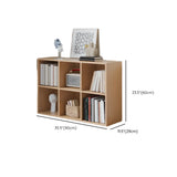 Simple Multi-Level Wood Modular Cube Storage Bookshelf Image - 19