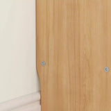 Simple Open Back Wood Narrow Library Display Bookcases Image - 10