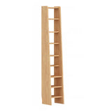 Simple Open Back Wood Narrow Library Display Bookcases Image - 2