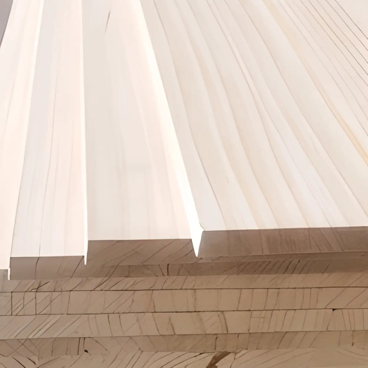 Simple Open Horizontal Sand Wood Open Rack Bookcase Image - 8
