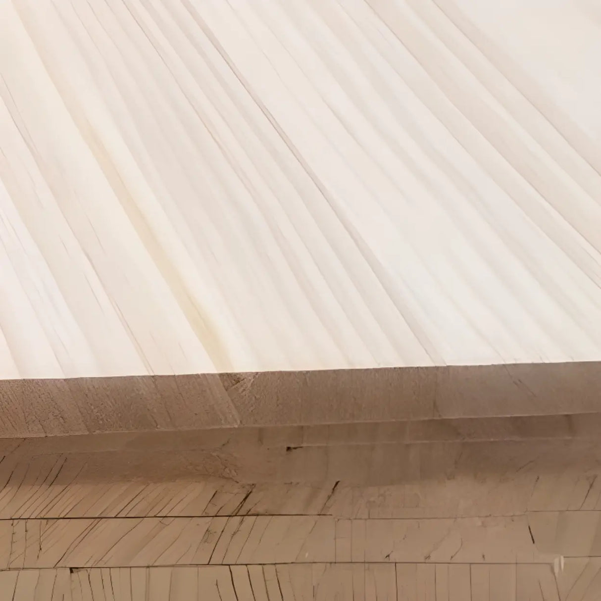 Simple Open Horizontal Sand Wood Open Rack Bookcase Image - 10