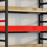 Simple Open Multi-Use Iron Etagere Storage Bookcase Image - 4