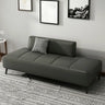 Simple Orange Anti Cat Scratch Leather Tight Back Sofa Image - 11