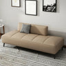 Simple Orange Anti Cat Scratch Leather Tight Back Sofa Image - 8
