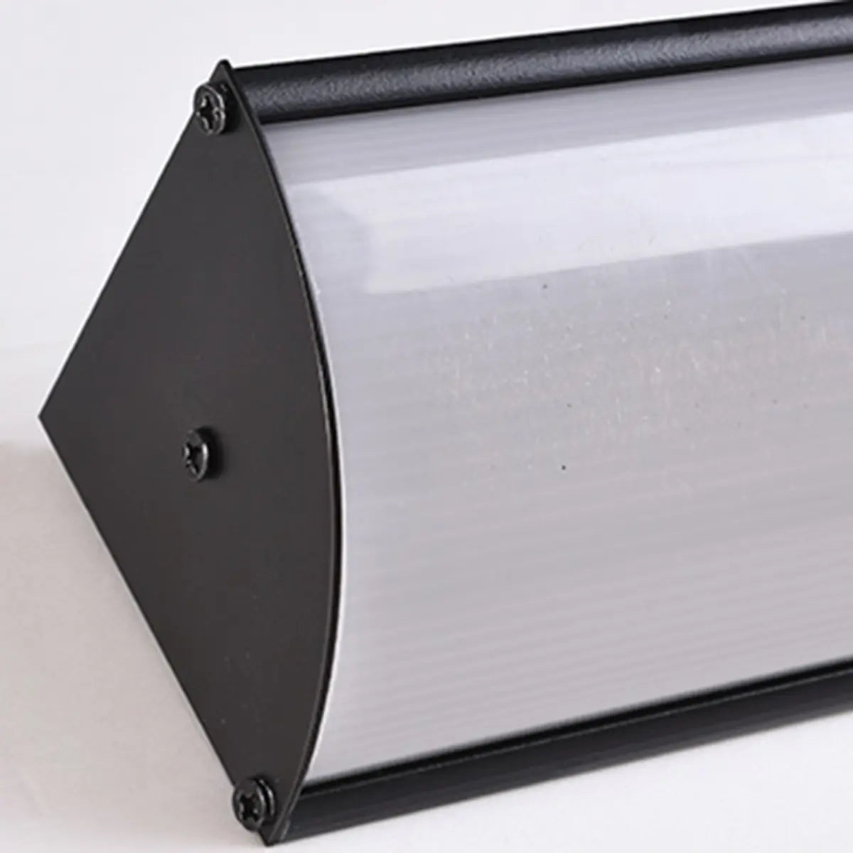 Simple Rectangular Metal LED Long Wall Lamp White Image - 12
