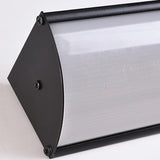 Simple Rectangular Metal LED Long Wall Lamp White Image - 12