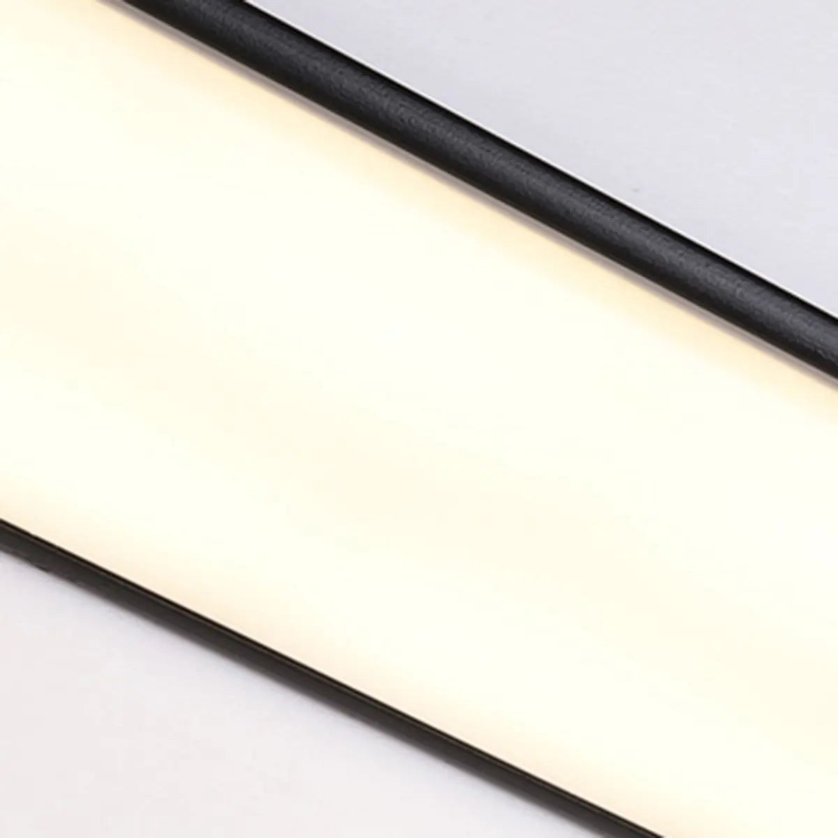 Simple Rectangular Metal LED Long Wall Lamp White Image - 13