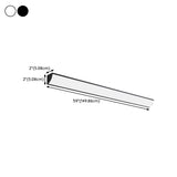 Simple Rectangular Metal LED Long Wall Lamp White Image - 20