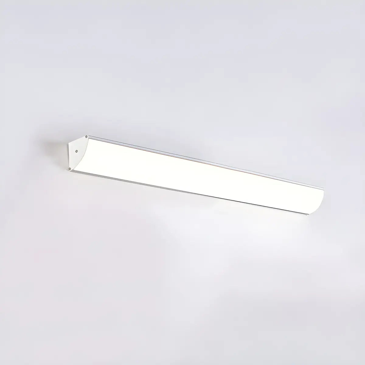 Simple Rectangular Metal LED Long Wall Lamp White Image - 3