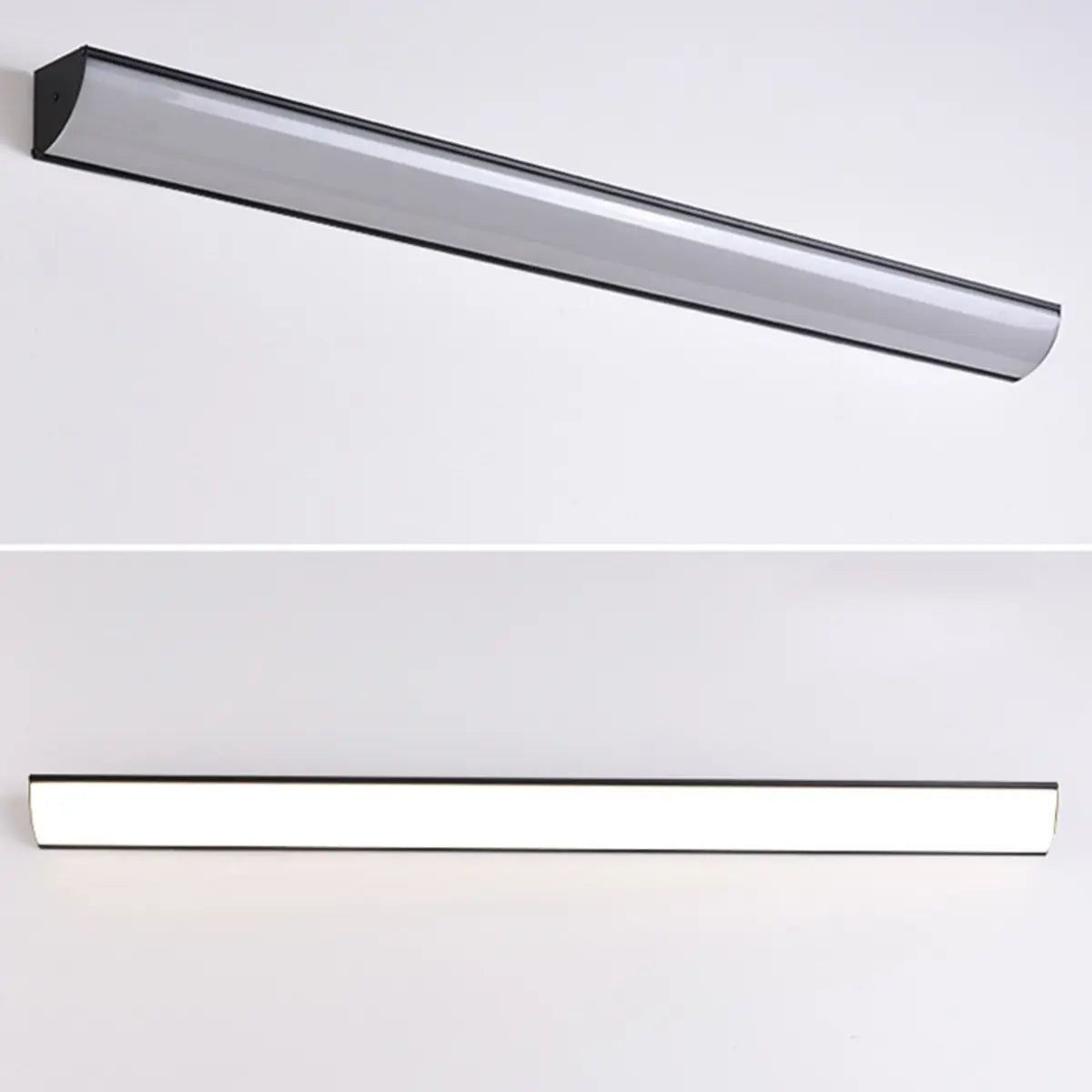 Simple Rectangular Metal LED Long Wall Lamp White Image - 9
