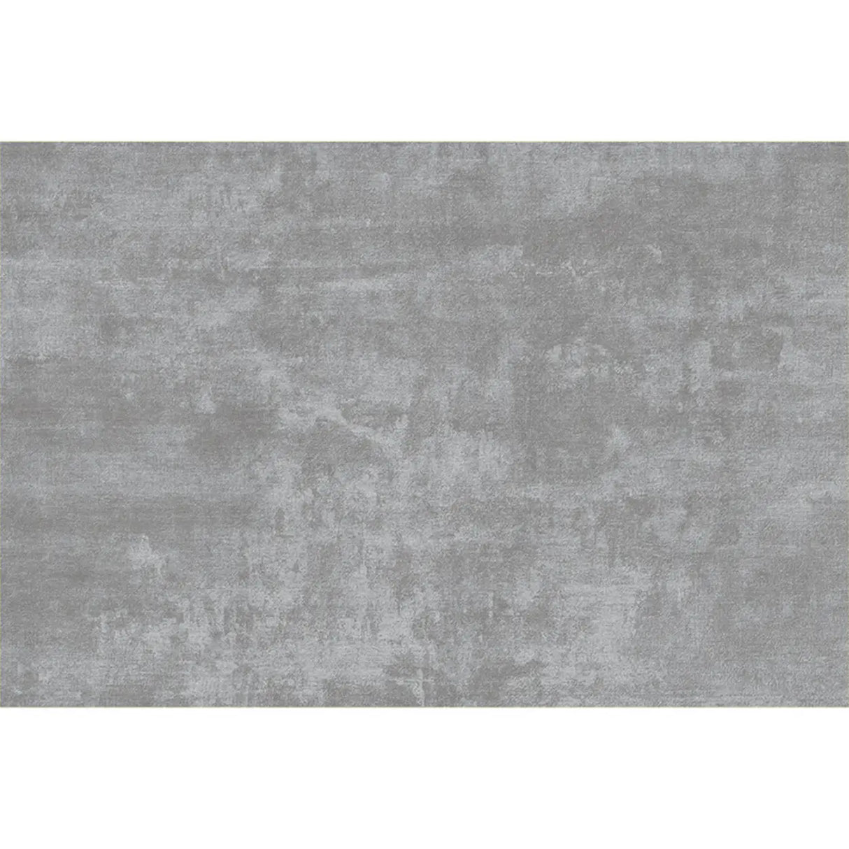 Simple Rectangular Polymer Gray Anti-slip Area Rug Image - 6