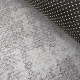 Simple Rectangular Polymer Gray Anti-slip Area Rug Image - 7