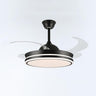 Simple Remote Dimming Chandelier Fan with Light Image - 7