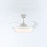 Simple Remote Dimming Chandelier Fan with Light Image - 8