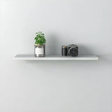 Simple Scandinavian Floating Shelf Wooden Bookshelf Image - 12
