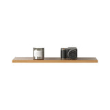 Simple Scandinavian Floating Shelf Wooden Bookshelf Image - 21