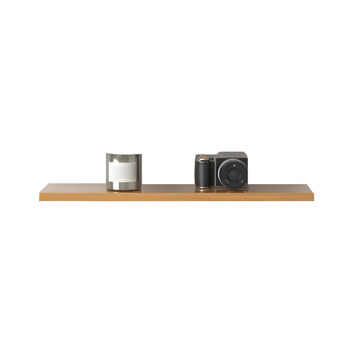 Simple Scandinavian Floating Shelf Wooden Bookshelf Image - 21