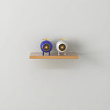 Simple Scandinavian Floating Shelf Wooden Bookshelf Image - 22