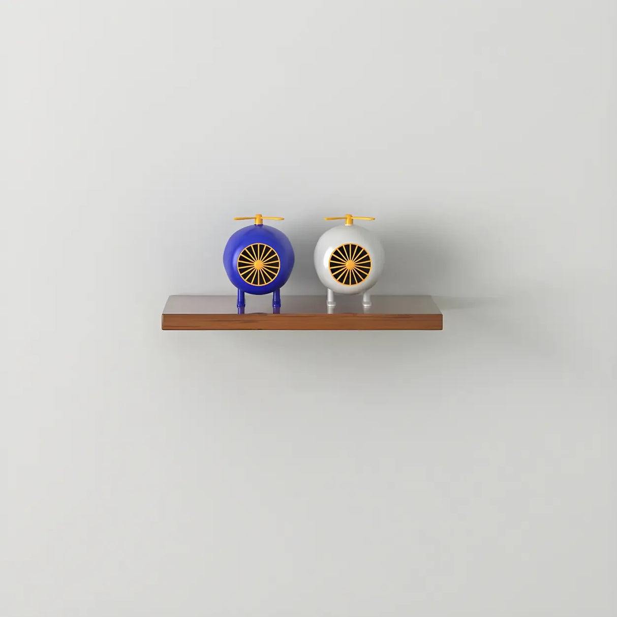 Simple Scandinavian Floating Shelf Wooden Bookshelf Image - 28