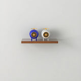 Simple Scandinavian Floating Shelf Wooden Bookshelf Image - 28