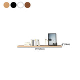 Simple Scandinavian Floating Shelf Wooden Bookshelf Image - 35