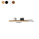 Simple Scandinavian Floating Shelf Wooden Bookshelf Image - 33