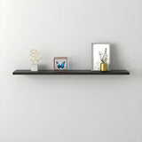 Simple Scandinavian Floating Shelf Wooden Bookshelf Image - 5