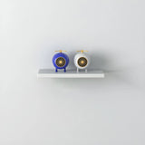 Simple Scandinavian Floating Shelf Wooden Bookshelf Image - 9