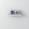 Simple Scandinavian Floating Shelf Wooden Bookshelf Image - 9