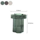 Simple Scratch Resistant Glass Round Coffee Table #size