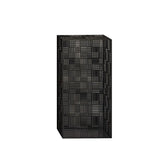 Simple Square Metal Frame Black Display Plant Table Image - 2
