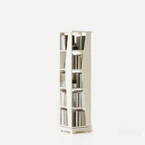 Simple Square Wooden Open Back Tall Storage Bookcase Image - 19