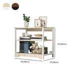 Simple Style Open Back Steel Frame Display Bookcase #size
