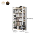 Simple Style Open Back Steel Frame Display Bookcase Image - 28