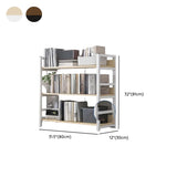 Simple Style Open Back Steel Frame Display Bookcase Image - 29