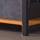 Simple Style Open Back Steel Frame Display Bookcase Image - 9