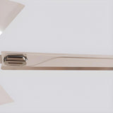 Simple Stylish Steel 5-Blade Ceiling Fan with Light Image - 12